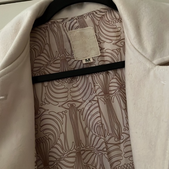 White Peacoat, size medium - Picture 2 of 8